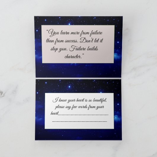 Nieuwjaar van de groet kaart (Binnen)