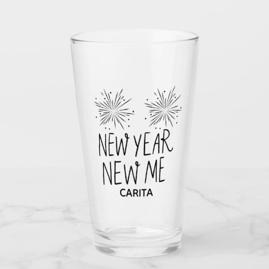 Nieuwjaar van de speciale Glass Cup Glas (Voorkant)