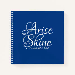 Nieuwjaar van het Inspirerend Arise en Shine Faith Notitieboek