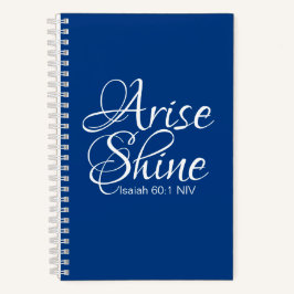 Nieuwjaar van het Inspirerend Arise en Shine Faith Notitieboek
