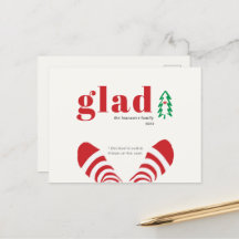 Nieuwjaar van Humoureuze, minimale Rode Sokken