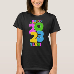 Nieuwjaar van jaren 'Eve Party Supplies Happy New T-shirt