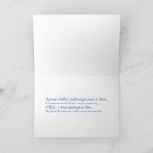 Nieuwjaar van kerstboommeisje feestdagen kaart (Binnen)