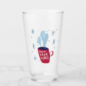 Nieuwjaar Vibes roken mok Glas (Voorkant)