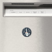 Nieuwjaar Vibes roken mok Magneet (Insitu (Vaatwasser))