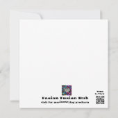 Nieuwjaar vieren feestdagenkaart (Achterkant)