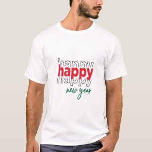 Nieuwjaar vieren met stijl t-shirt
