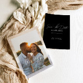 Nieuwjaar Vieren | Moderne foto Save The Date