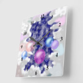 Nieuwjaar Vierkante Klok (Hoek)