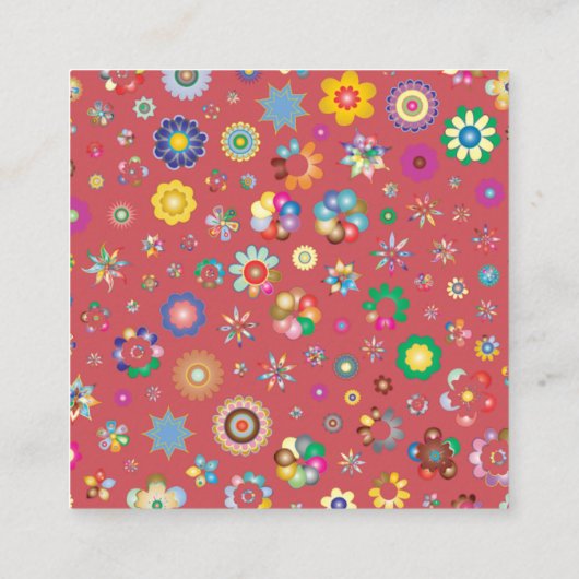 Nieuwjaar Visitekaartje (Achterkant)