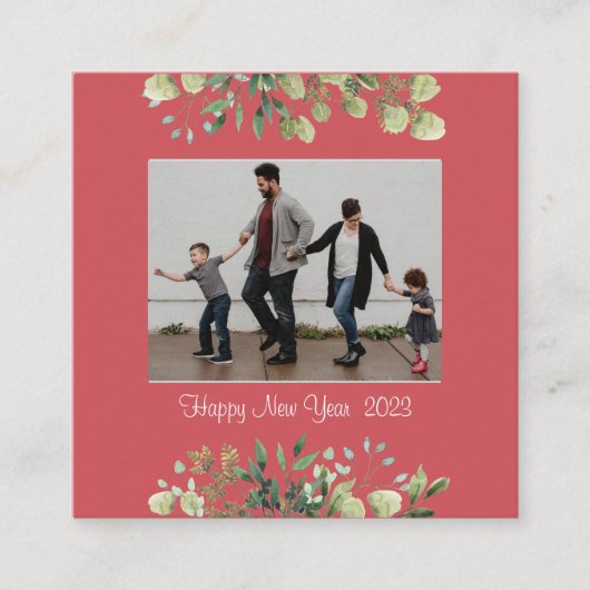 Nieuwjaar Visitekaartje (Voorkant)