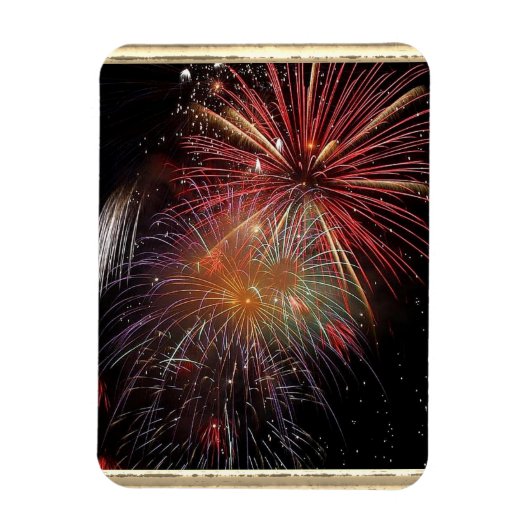 Nieuwjaar vuurwerk magneet (Verticaal)