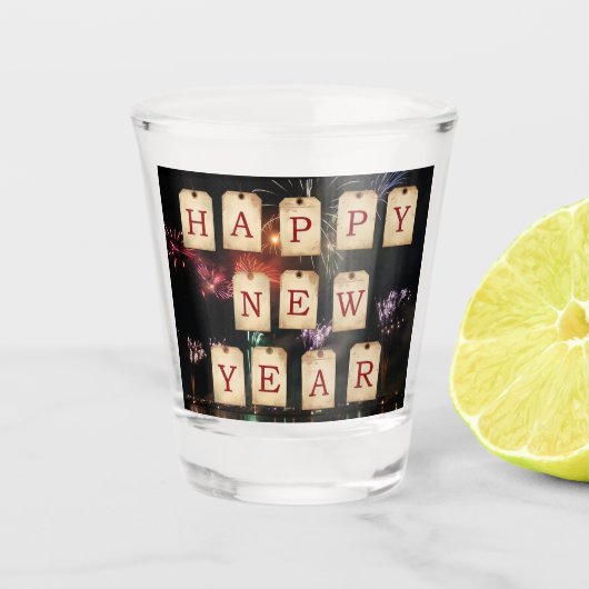 Nieuwjaar warm glas (Voorkant)