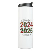 Nieuwjaar Waterflesjes Thermosbeker (Gedraaid links)