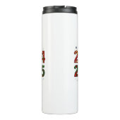 Nieuwjaar Waterflesjes Thermosbeker (Achterkant)