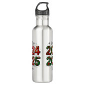 Nieuwjaar Waterflesjes Waterfles (Voorkant)