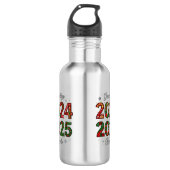 Nieuwjaar Waterflesjes Waterfles (Voorkant)