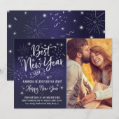 Nieuwjaar Zwangerschap 2018 Feestdagenkaart (Voorkant / Achterkant)