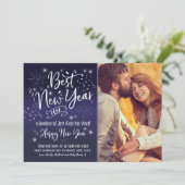 Nieuwjaar Zwangerschap 2018 Feestdagenkaart (Staand voorkant)