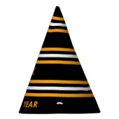 Nieuwjaar zwart en geel feesthoedjes (Rechts)