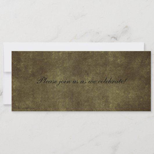 Nieuwjaar Zwart en Goud  Ticket Uitnodigingen (Achterkant)