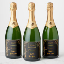 Nieuwjaar zwart goud in de jaren 20, kunstdeco