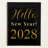 Nieuwjaar zwart goud planner (Voorkant)