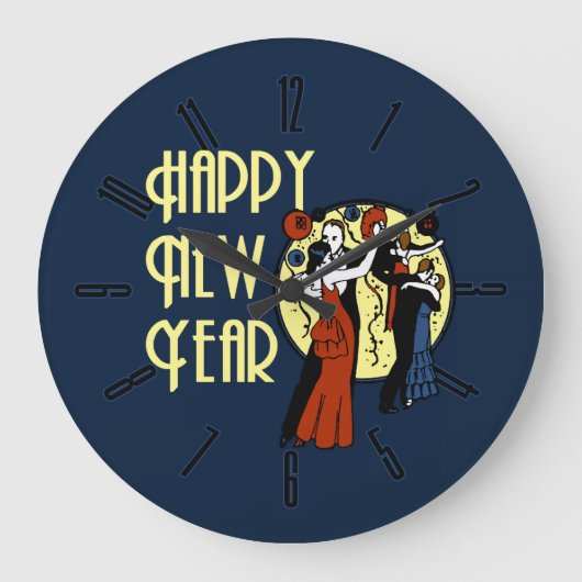  nieuwjaardans grote klok (Voorkant)