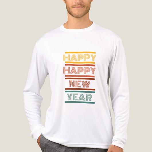 Nieuwjaars 2026-viering T-shirt (Voorkant volledig)