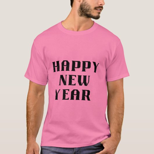 Nieuwjaars 2026 viering T-shirt (Voorkant)