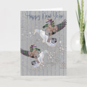 Nieuwjaars Boganhues Print Kaart (Voorkant)