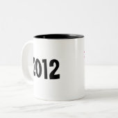 Nieuwjaars champagne en brand werkt Mok (Voorkant links)