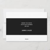 nieuwjaars cheer elegant multi foto feestdagenkaart (Achterkant)