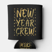 Nieuwjaars Crew Blikjeskoeler (Achterkant)