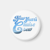 Nieuwjaars Cruise Crew Magnet (Voorkant)