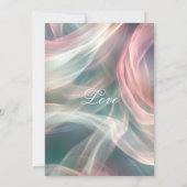 Nieuwjaars Glamour Feest Huwelijk Aankondiging (Achterkant)