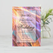 Nieuwjaars Glitterviering  Huwelijk Aankondiging (Staand voorkant)