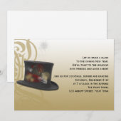 Nieuwjaars hitte en vuurwerk kaart (Voorkant / Achterkant)