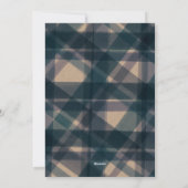 Nieuwjaars Nieuw Thuis Adres Foto Rustieke Blauw G Feestdagenkaart (Achterkant)