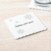 Nieuwjaars Papier Onderzetter (Gebogen)