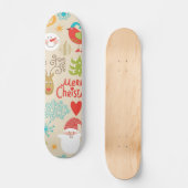 Nieuwjaars patroon persoonlijk skateboard (Voorkant)