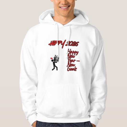 NIEUWJAARS truien trendy leuk cool Hoodie (Voorkant)