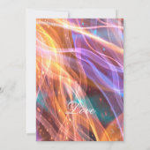 Nieuwjaars Vonk Feest  Huwelijk Aankondiging (Achterkant)