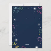 Nieuwjaars zwangerschapskaart 2018 feestdagenkaart (Achterkant)