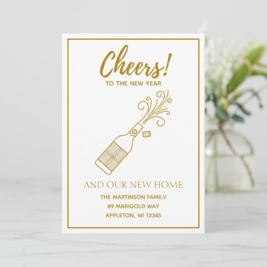 Nieuwjaarsadvertenties van Cheers (Staand voorkant)