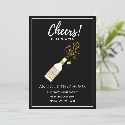 Nieuwjaarsadvertenties van Cheers (Staand voorkant)