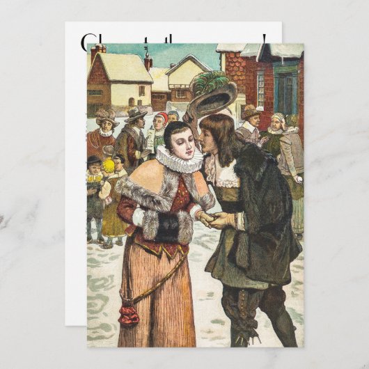  nieuwjaarsagenda feestdagenkaart (Voorkant / Achterkant)