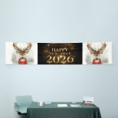 nieuwjaarsbanner zwart goud spandoek (Beurs)