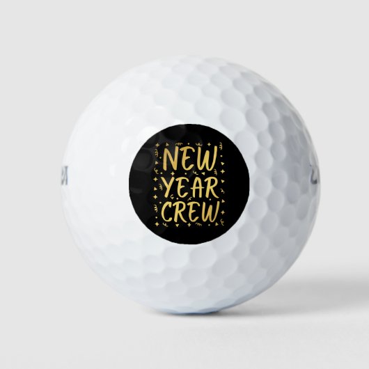 Nieuwjaarsbemanning Golfballen (Voorkant)
