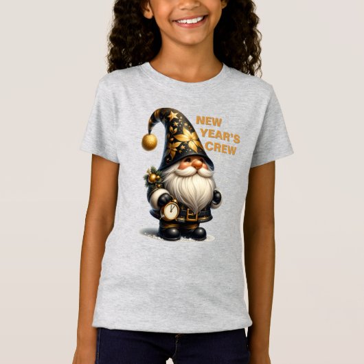 Nieuwjaarsbemanning New Years Gnome T-shirt (Voorkant)